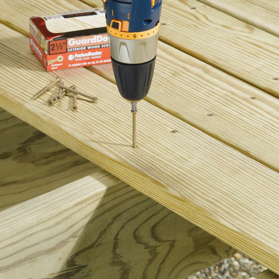 FastenMaster FMGD158-1750 GuardDog Gold Color Deck Screw, 1-5/8", 17