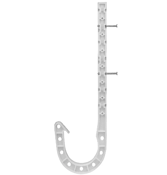 Oatey 33760 DWV J-Hook Pipe Holder, 1-1/2" x 7", 4-Pack