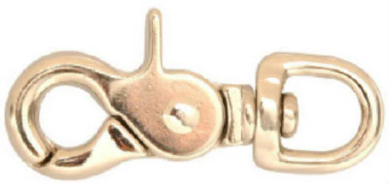 Campbell T7616412 Swivel Round Eye Trigger Snap, 1/2'', #5013Z
