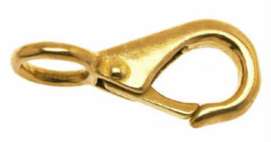 Campbell T7620534 Rigid Round Eye Quik Snap, 3/4", Bronze
