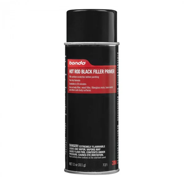 Bondo 721 Easy Finish Aerosol Finish Primer & Surfacer, 11 Oz, Hot Ro