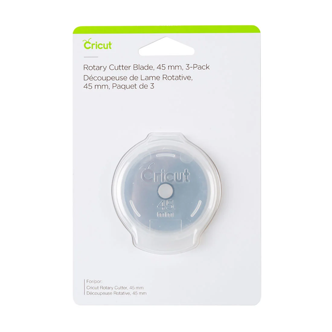 45 mm Rotary Blade Refill, 3 Replacement Blades