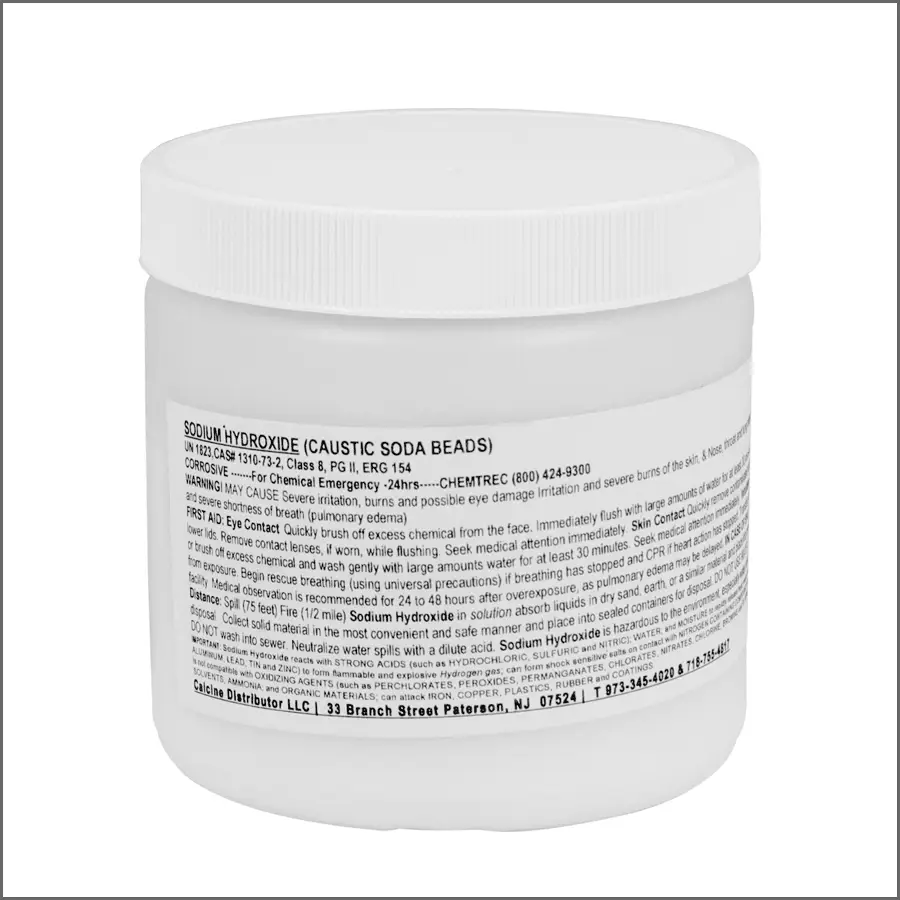 CAUSTIC SODA 1 LB JAR