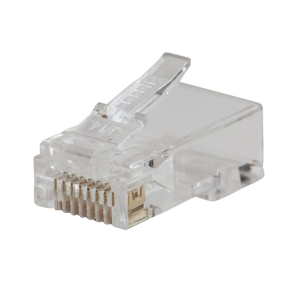 Klein Tools VDV826-728 Pass-Thru Modular Data Plugs, RJ45-CAT5E (Pack of 10)