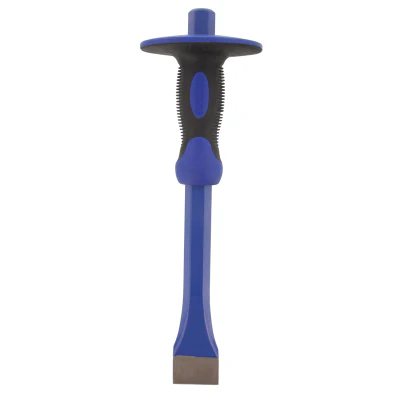 1-1/2" Cold Chisel 12" long - Hex Steel w/hand guard