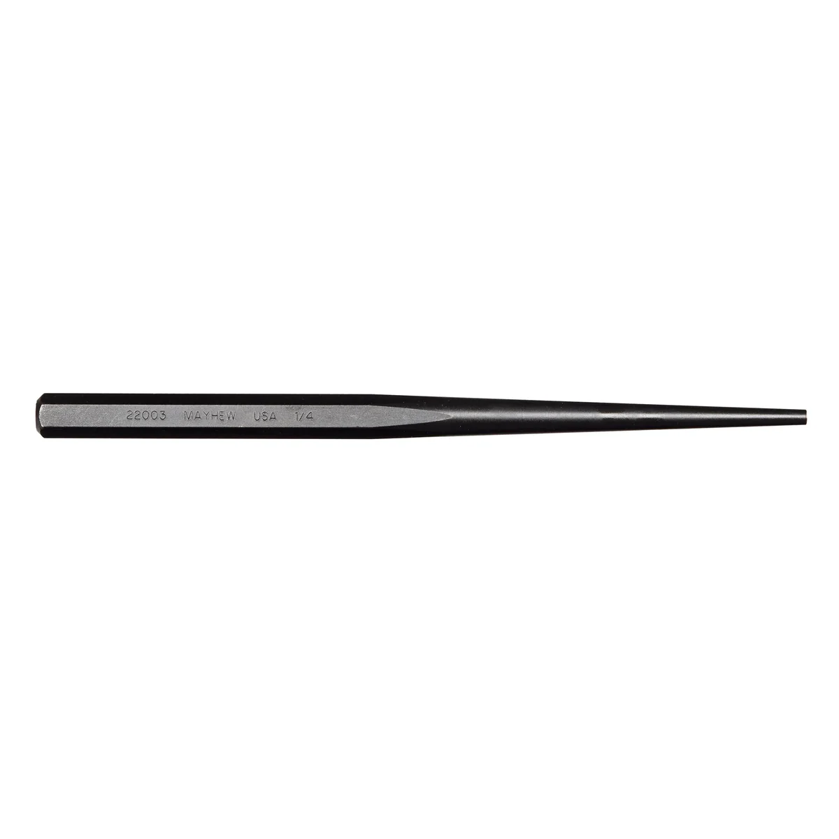 Mayhew 22003 Chisel Black Oxide Finish 1/4" x 12"