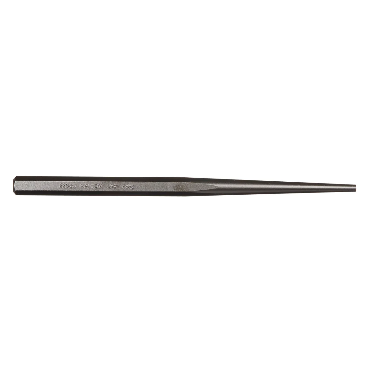 Mayhew Pro 22025 7/32-Inch Line-Up Punch Black Oxide Finish 7/32" x 10"