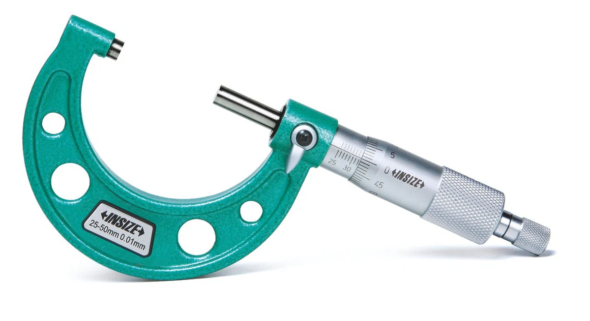 INSIZE 3203-225A Outside Micrometer, 200 mm - 225 mm, Graduation 0.01 mm