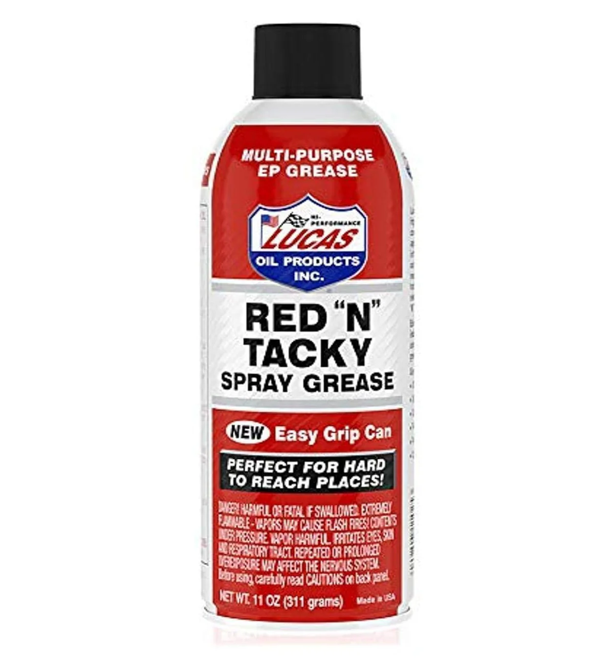 Lucas Oil 10025 Red N Tacky Aerosol Spray, 11 Ounce (Pack of 4)
