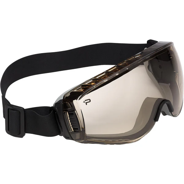 Safety Goggles:Splash & Dust,Anti-Fog & Anti-Scratch,BrownPolycarbonate Lenses