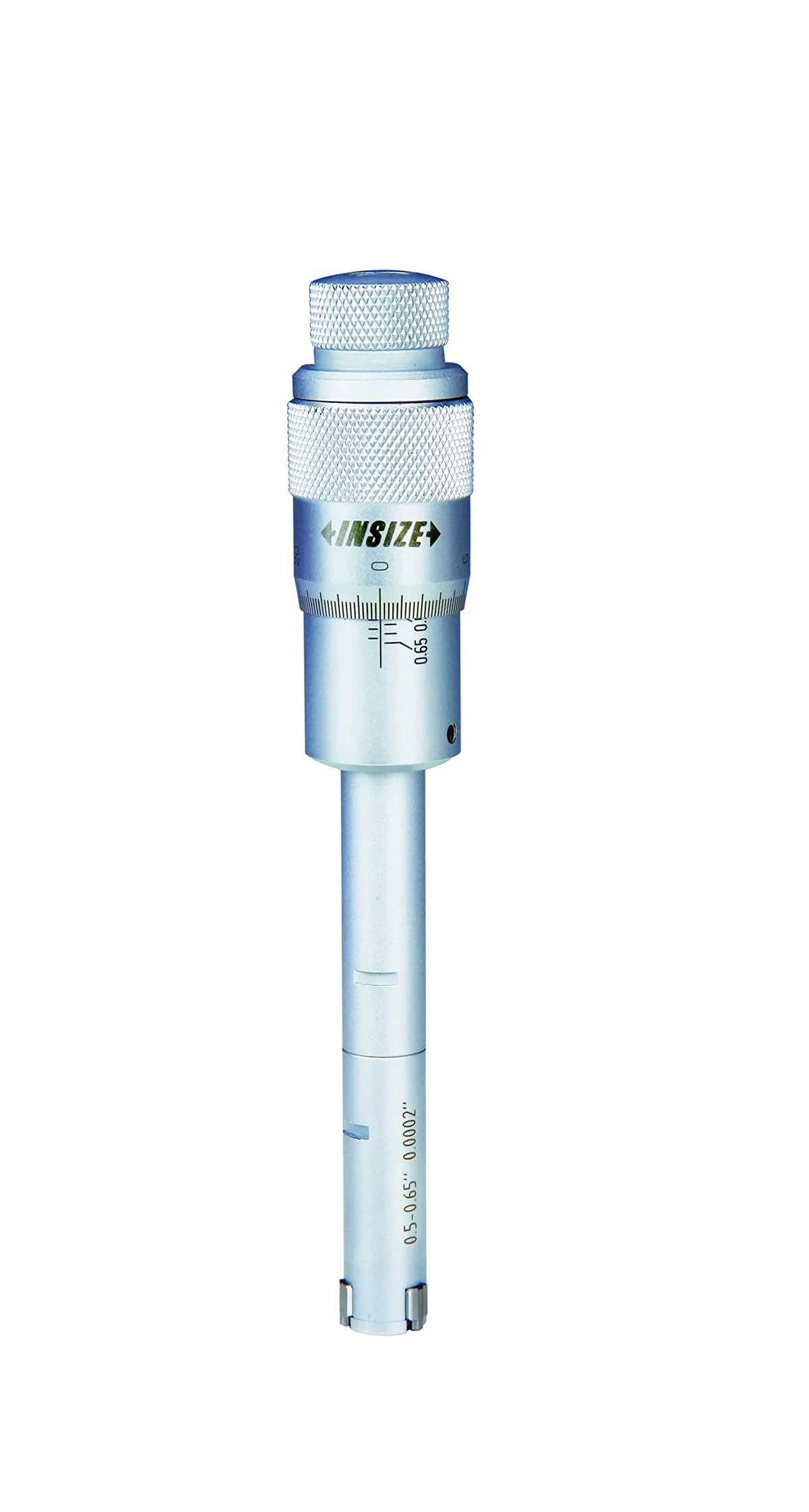 INSIZE 3227-E24 Three Points Internal Micrometer, 0.0002" Graduation, 0.8" - 2"
