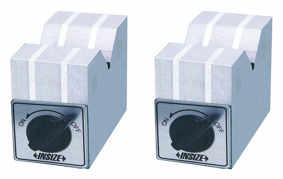 INSIZE 6891-3 Magnetic V-Block Set, 5.9" x 2.0" x 3.9", Pair