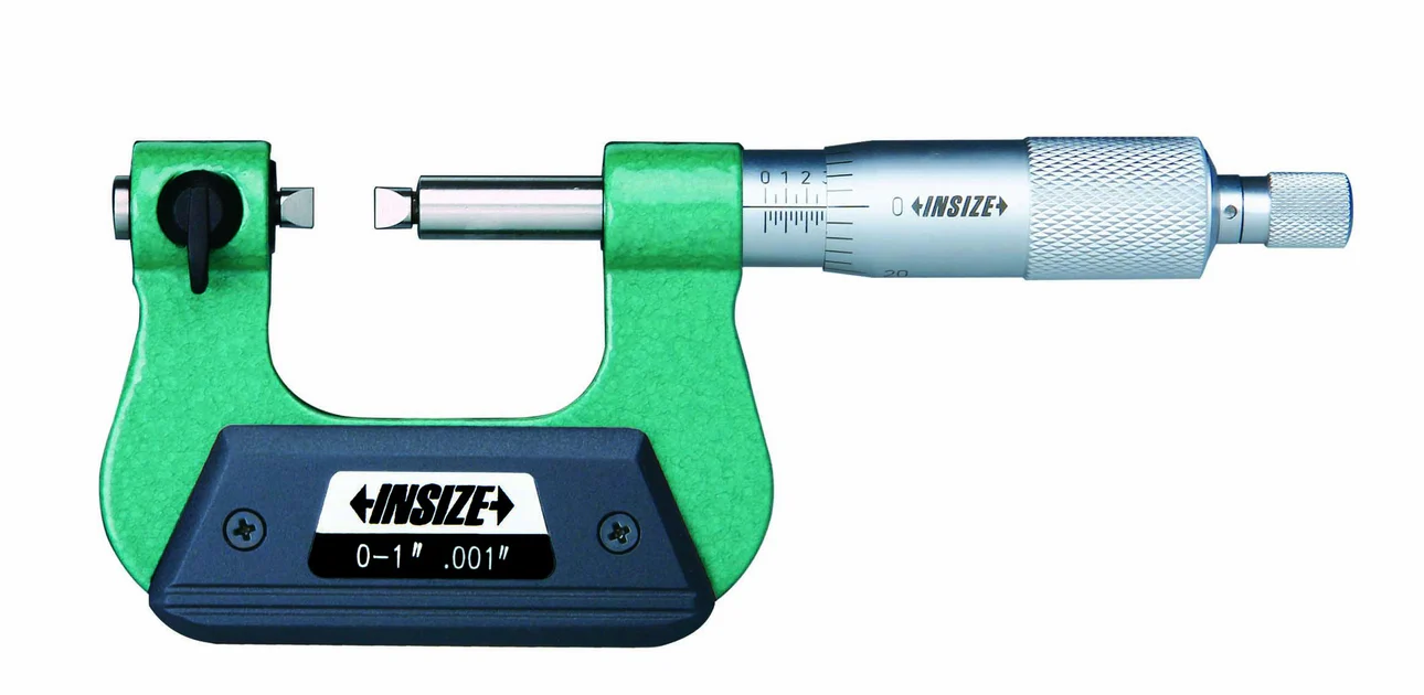 INSIZE 3281-5 Screw Thread Micrometer, 4" - 5", Graduation 0.001"