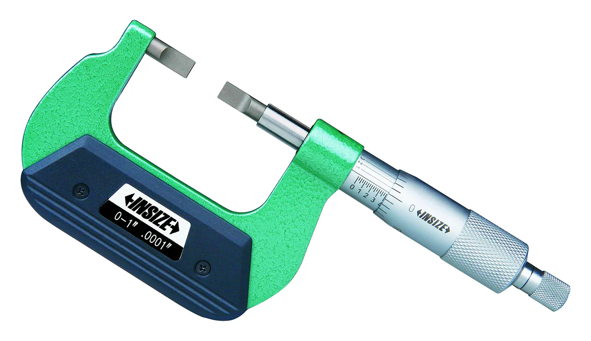 INSIZE 3232-4 Blade Micrometer, 3" - 4", Graduation 0.0001"