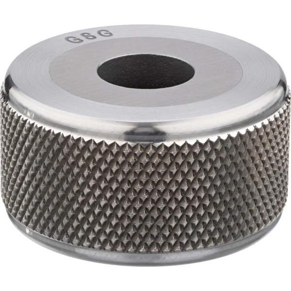 Class XX MinusRing Gages; Material: Solid Carbide; Tolerance (Decimal Inch): 0.00000/-0.00004; Blank Number Wire Size: #7; Inner Diameter (Decimal Inch): 2.0802; Calibrated: Yes; Traceability Certification Included: NIST; Go/No Go: Go; Standards: B47.1