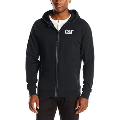 Caterpillar Warrior Zipped Hoodie - Black