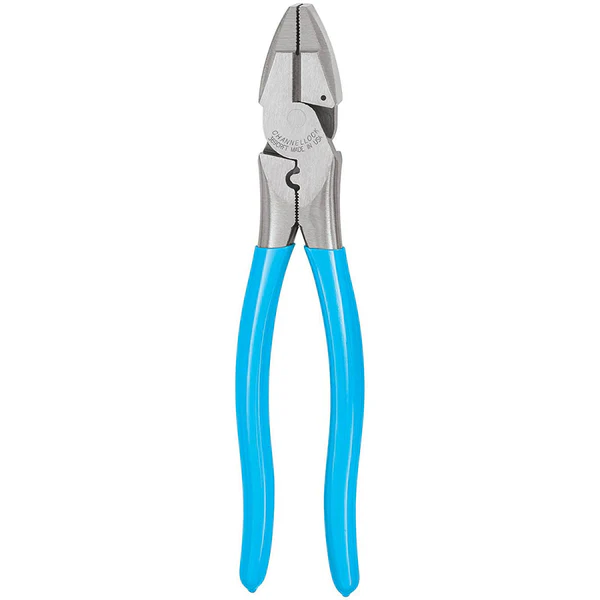 Channellock 369 Hi-Leverage Linemens Pliers, 9.5" XLT Round Nose