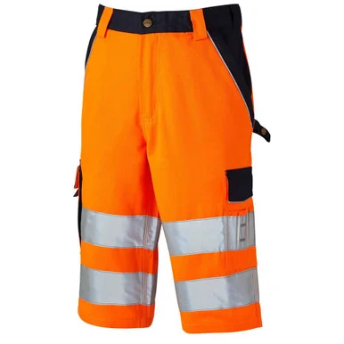 Dickies Industry Hi-Vis Shorts - Orange
