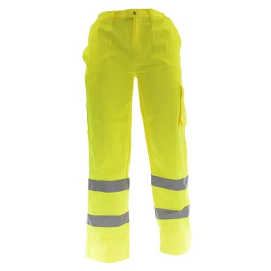 Dickies Hi-Vis Polycotton Trousers - Yellow