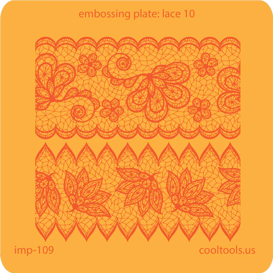 Jewelry Embossing Plate - Lace 10