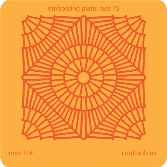 Jewelry Embossing Plate - Lace 15