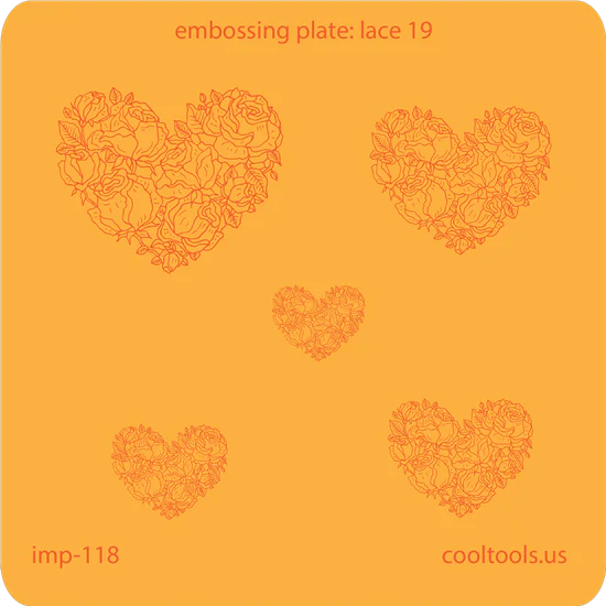 Jewelry Embossing Plate - Lace 19