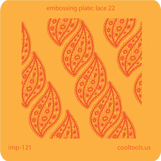 Jewelry Embossing Plate - Lace 22