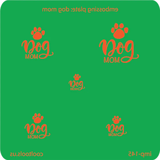 Jewelry Embossing Plate - Dog Mom