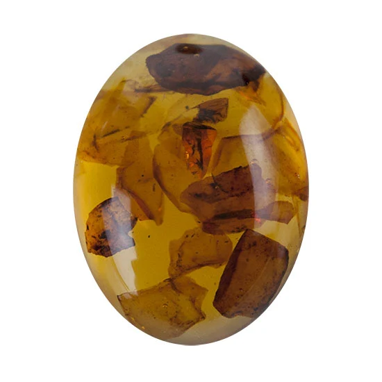 Amber Gemstone - Cabochon Oval