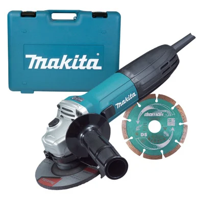 Makita GA4530RKD 115mm Slim Angle Grinder Kit