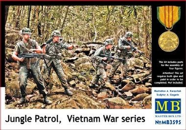 'Jungle Patrol' US Soldiers Vietnam War 1/35 Master Box