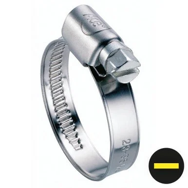 Ace 110-140mm Size 6 Hose Clip Stainless Steel - Pack of 10