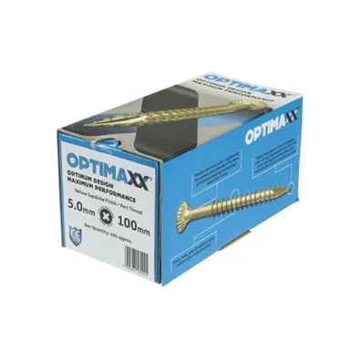 Optimaxx 5 x 100mm Woodscrews - Box of 200