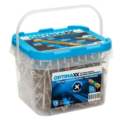 Optimaxx 4 x 30mm Maxxtub Woodscrews - Tub of 1400