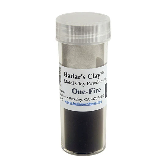 Hadar's Clay™ - One-Fire Pearl Grey Steel - 50 gram
