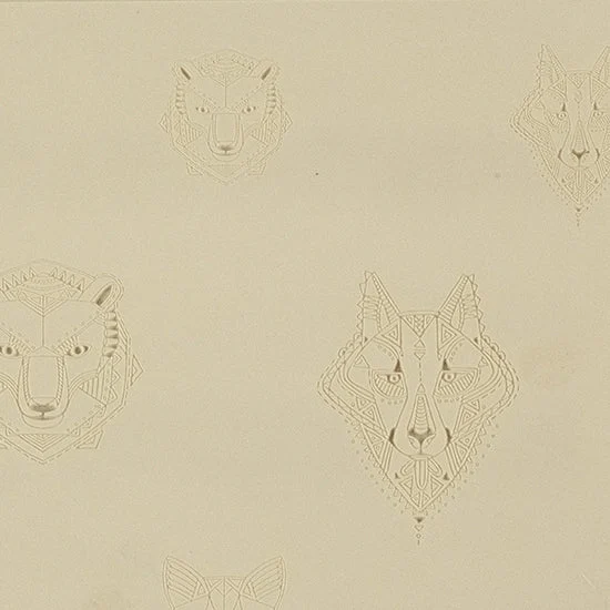 Jewelry Artist Elements - Texture - Stylized Animals: Fox, Ram, Wolf & Bear