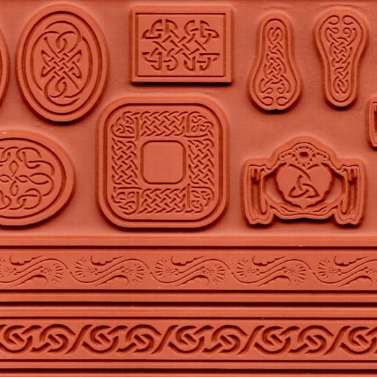 Wanaree Tanner Signature Texture Plate - Trinity Claddagh & Tree of Life