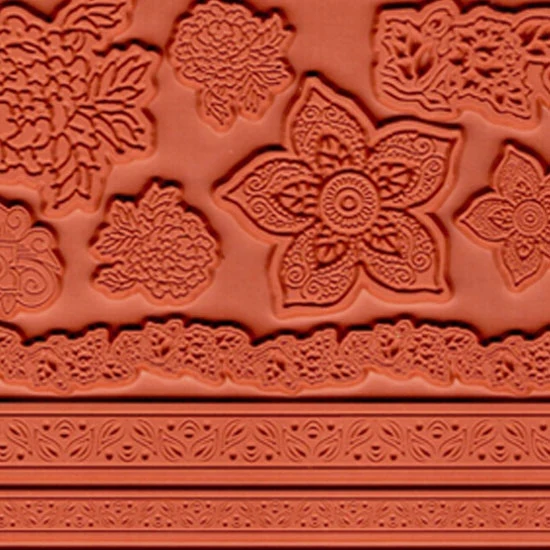 Wanaree Tanner Signature Texture Plate - Henna Bloom