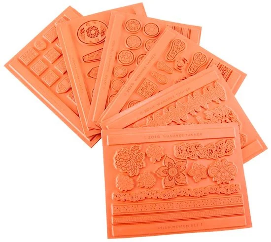 Wanaree Tanner Signature Texture Plates - Set of 6