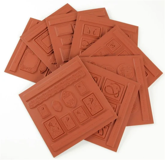 Wanaree Tanner Special Edition Signature Celtic Texture Plates - Set of 8