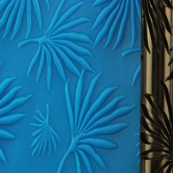 Acrylic Clay Hand Roller - Palm Fronds