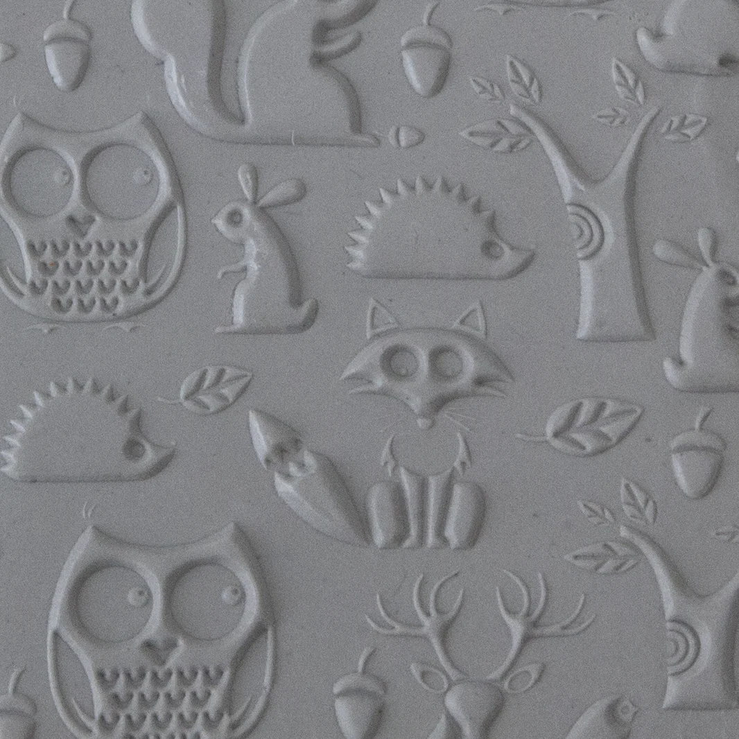 Texture Tile - Woodland Residents Embossed