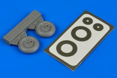 Yak1 Wheels & Paint Mask For EDU 1/48 Aires