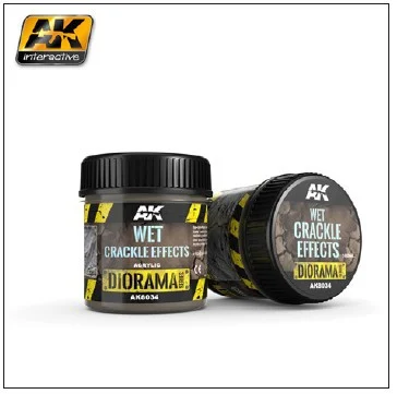 Diorama Series: Wet Crackle Effects Acrylic 100ml Bottle AK Interactive