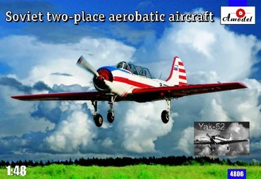 Yak-52 2-Seater Soviet Aerobatic Aircraft 1/48 A-Model
