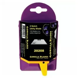 Better Tools 20208 HD 2-Notch Utility Blades (100 Pack)
