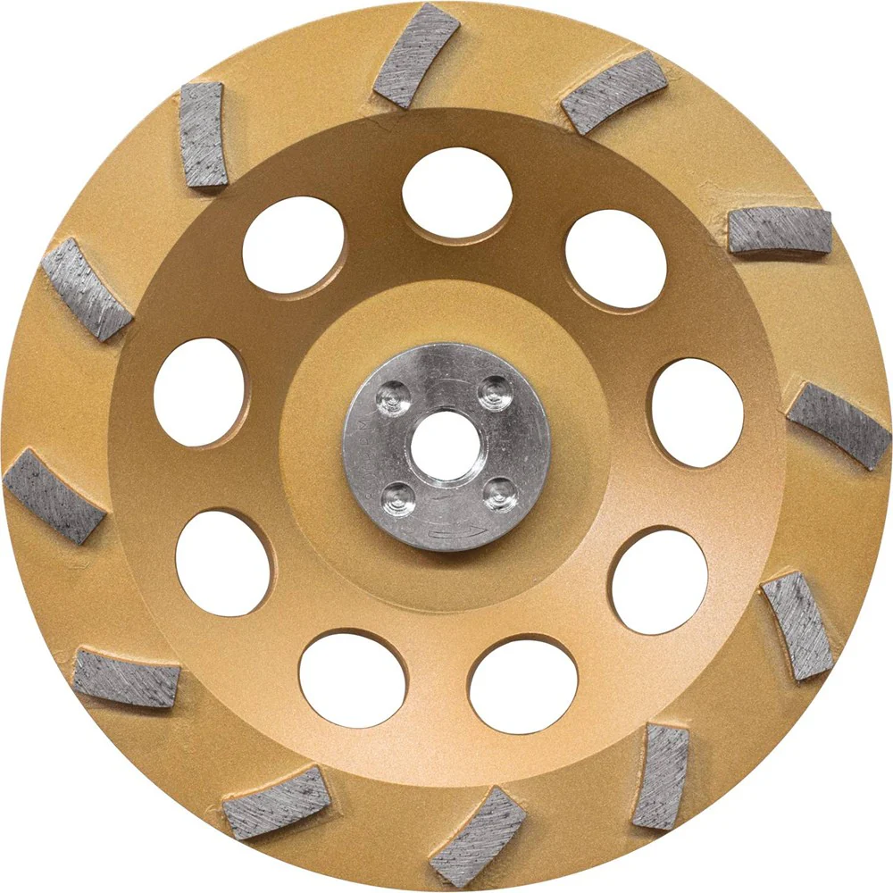7 in. Turbo 12 Segment Diamond Cup Wheel, Anti-Vibration