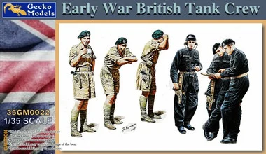 Early War British Tank Crew (6) 1/35 Gecko Models