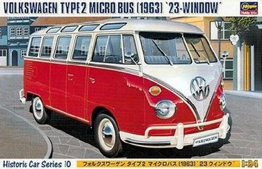 1963 Volkswagen Type 2 Micro Bus '23-Window' 1/24 Hasegawa