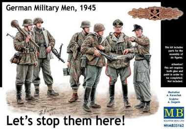 'Let's Stop Them Here!' German Military Men 1945 1/35 Master Box